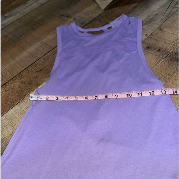 GOLD'S GYM purple tank top athletic active wear XS - Picture 11 of 11